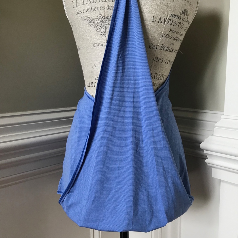 NWT Zella Her Layered Tank Racerback Blue Top L - Picture 5 of 8